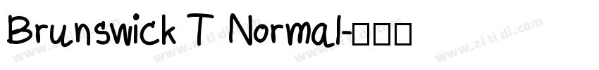 Brunswick T Normal字体转换